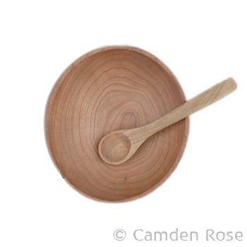 Cherry Wood Bowl and Spoon