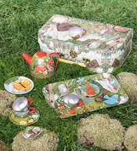 Load image into Gallery viewer, Woodland  15-Piece Tin Tea Set