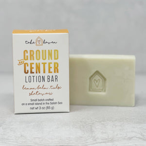 Herbal Lotion Bar: Ground & Center: Non-toxic, Eco-friendly