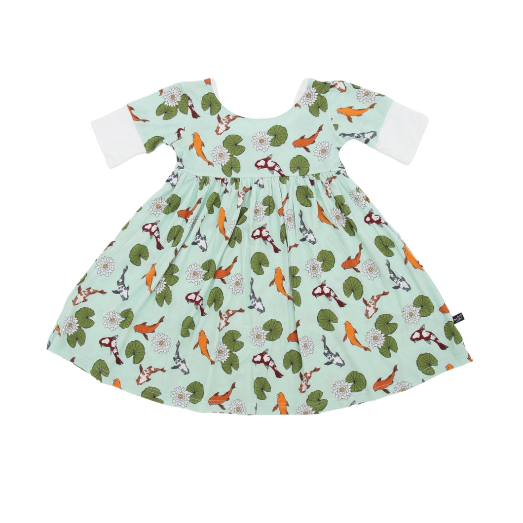 Peregrine Kidswear - Koi Pond Bamboo Twirl Dress
