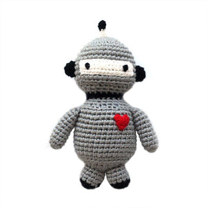 Cheengoo - Robot Hand Crocheted Rattle