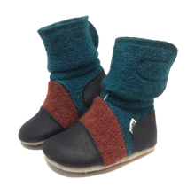 Load image into Gallery viewer, Mistral Felted Wool Booties: 7 (18-24 months)