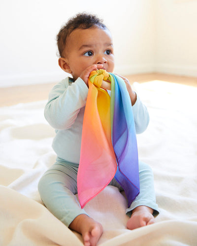Rainbow baby teether