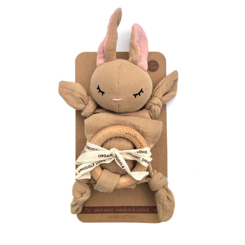 Cheengoo - Organic Snuggle Lovey Blanket - Bunny