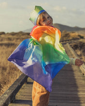 Load image into Gallery viewer, Silk Rainbow Cape