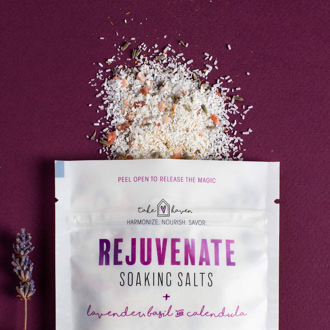 Take Haven - Herbal Bath Salts: Rejuvenate - 6oz