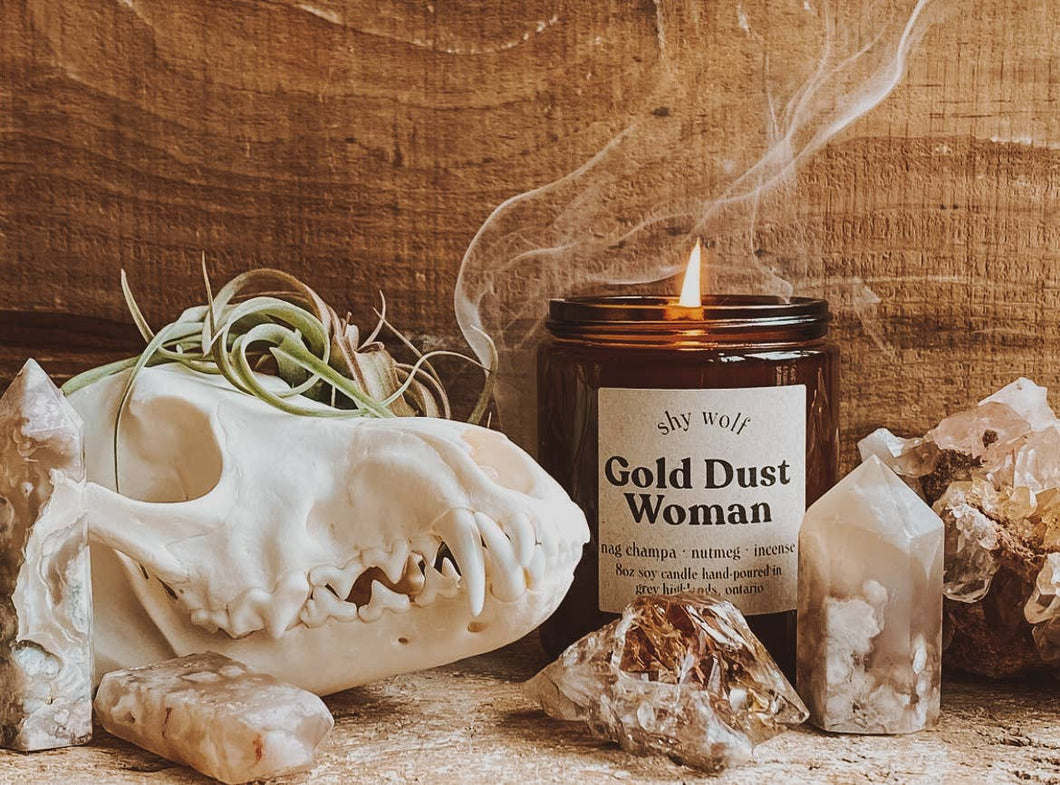 Shy Wolf Candles - Gold Dust Woman