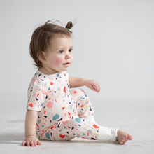 Load image into Gallery viewer, Peregrine Kidswear - Terrazzo Convertible Bamboo Romper