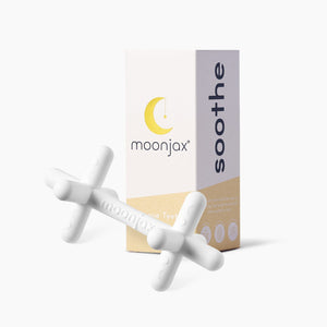 Moonjax - Baby Teether, Moonlight White Silicone